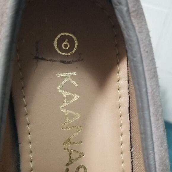 Kaanas Grey Suede Slip On Sneakers - Picture 7 of 8